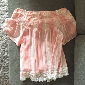 Abercrombie & Fitch off the shoulder blouse Small